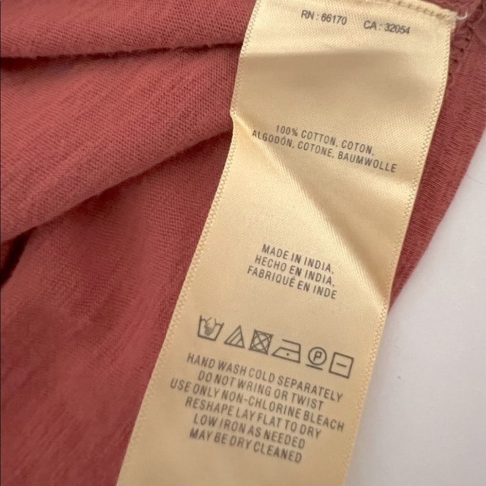Anthropologie Meadow Rue Peach Colored Top Size XS - Picture 6 of 6